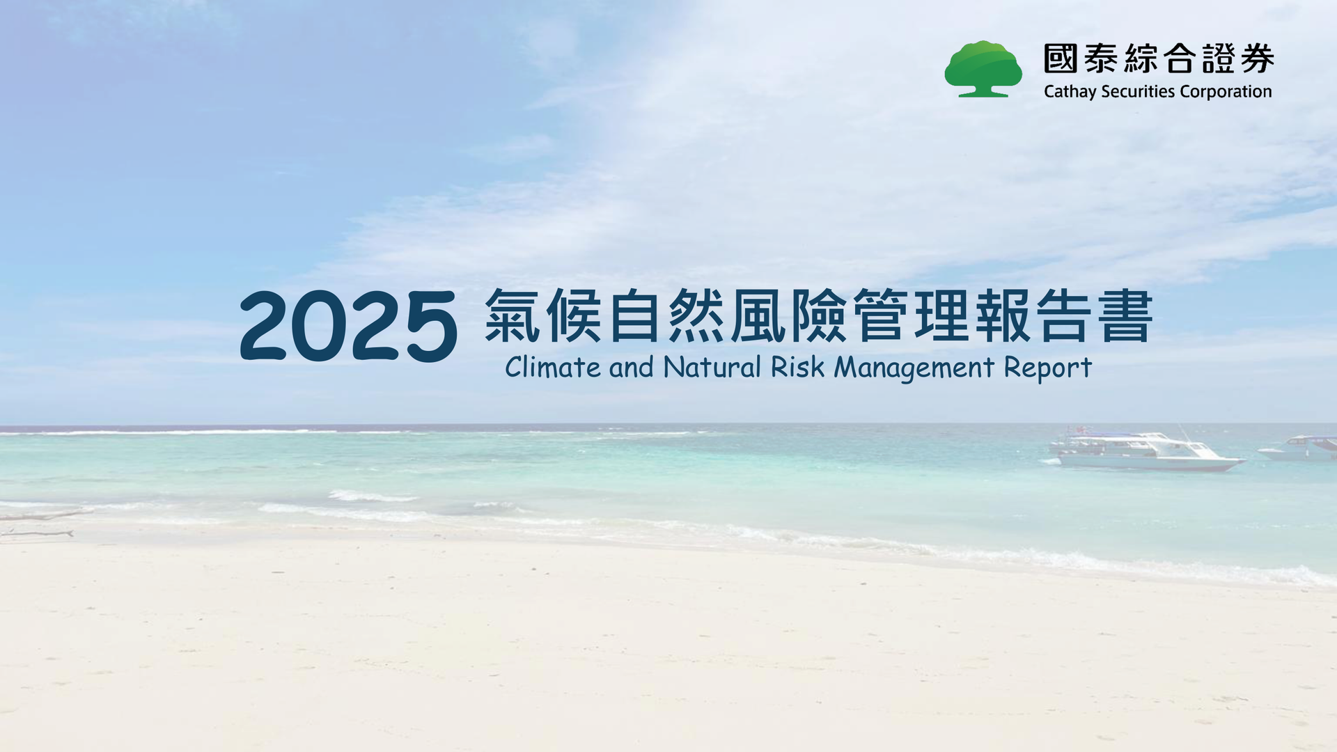 2025氣候自然風險管理報告
